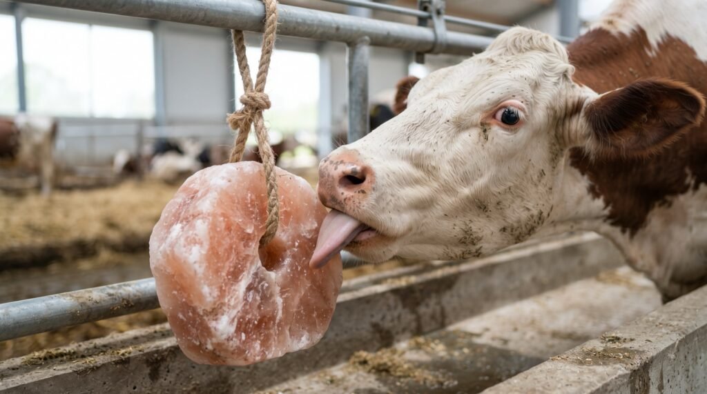 Animal Licking Salt